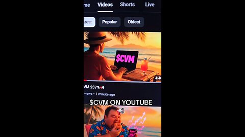 $CVM ON YOUTUBE 📢