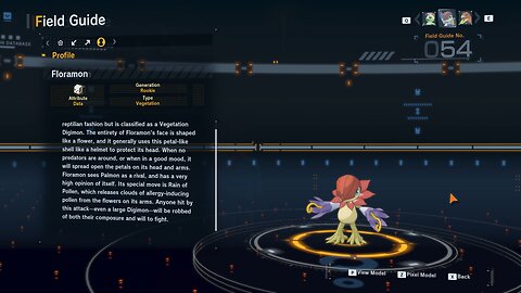 floramon all digivolution/de-digivolution/profile Digimon Story Time Stranger