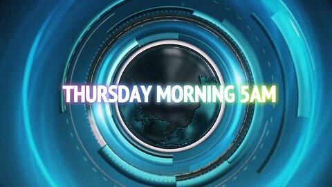 THURSDAY MORNING 5AM: MY MORNING PRAYER