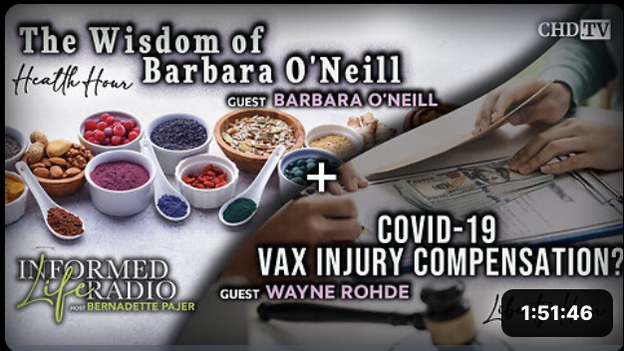 "Barbara O'Neill's Wisdom on Covid-19 Vaccine Injury Compensation"