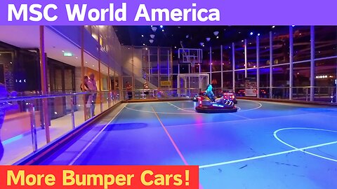 CRASHING into FUN on MSC World America’s BUMPER CARS! | Epic Cruise Adventure