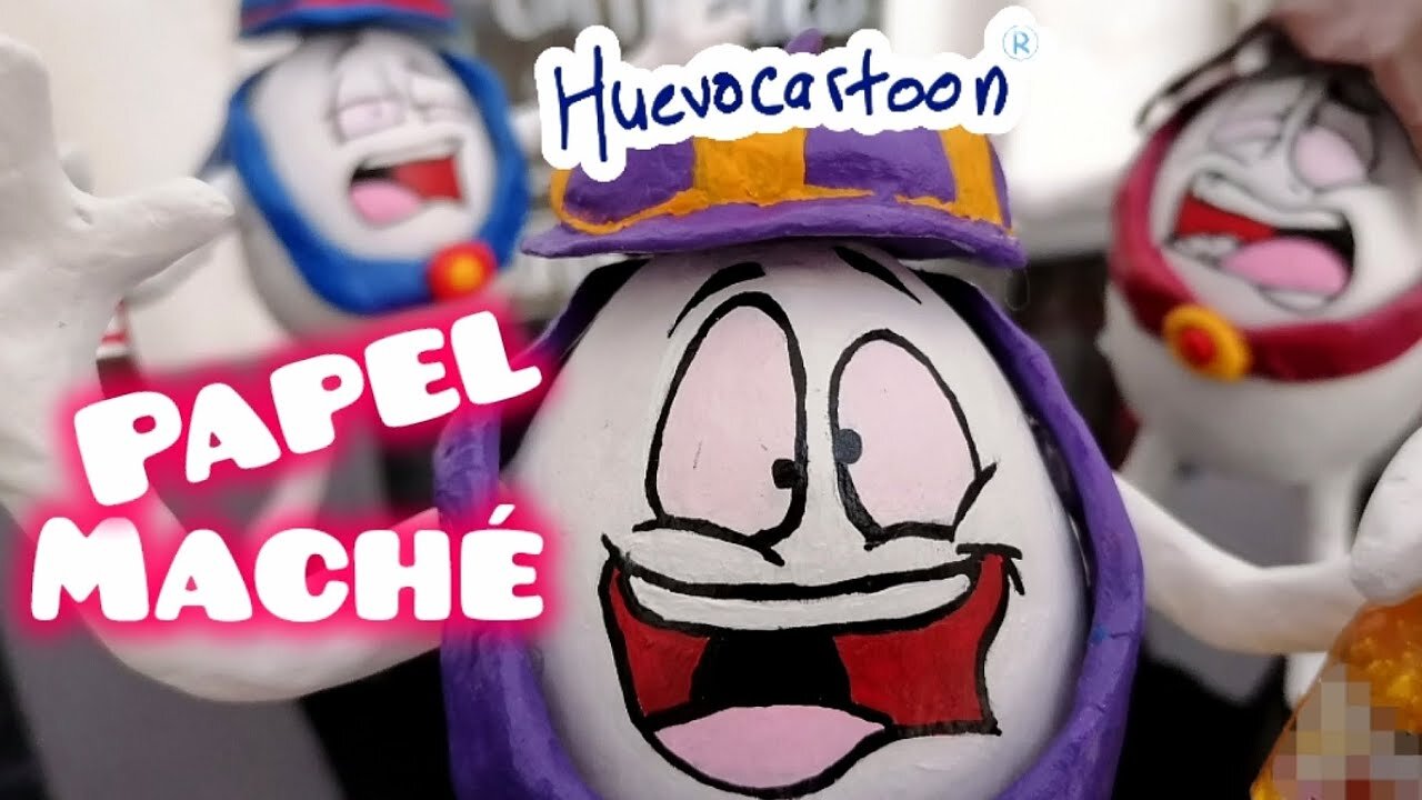 Hice a los POETA HUEVOS - huevo cartoon DIY