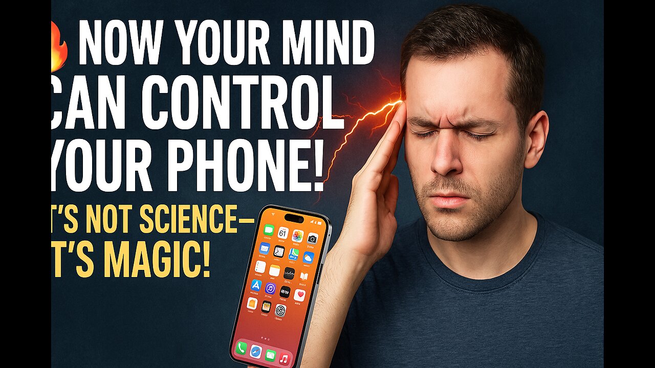 🔥 Now Your Mind Can Control Your Phone! It's Not Science—It's Magic!