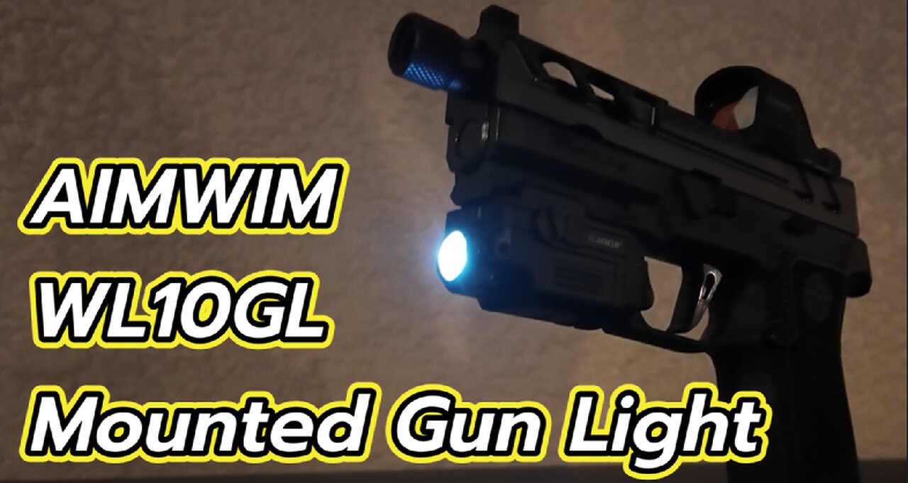 The AIMWIN WL10GL / BRIGHTEST Laser Light Combo