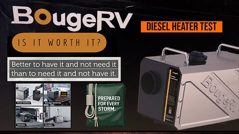 BougeRV portable diesel heater review
