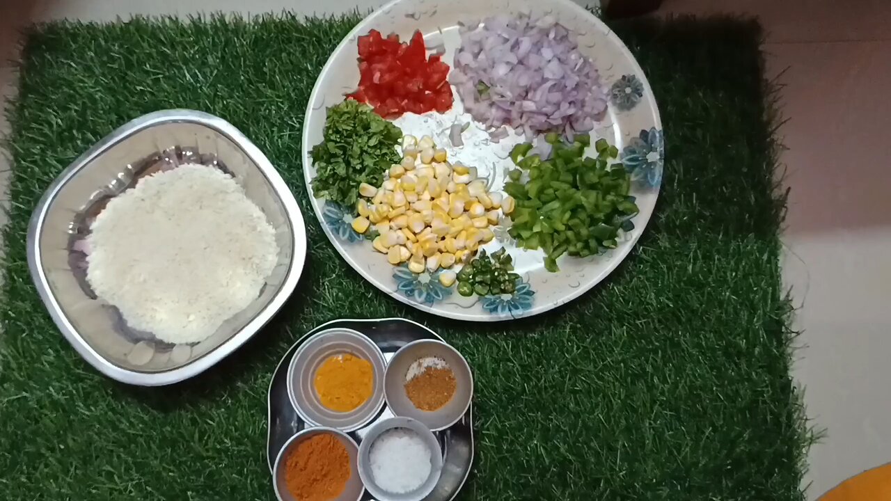 stuffed breadroll in South Indian style