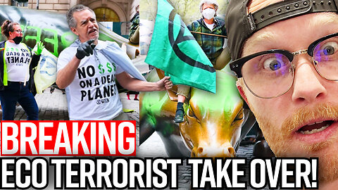 They Glued Themselves to Stupidity: Eco-Terrorists CRUMBLE in NYC Protest