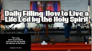 Daily Filling How to Live a Life Led by the Holy Spirit #faith #love #fyp #Jesus