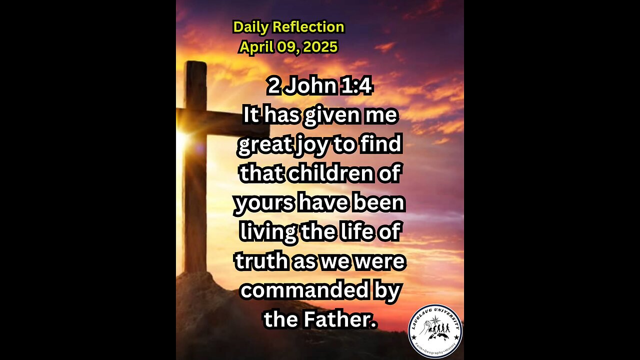Daily Reflection April 09, 2025