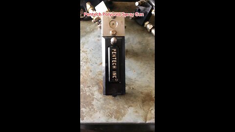 Close Up of the Polyurea Pentech Palm Spray Gun