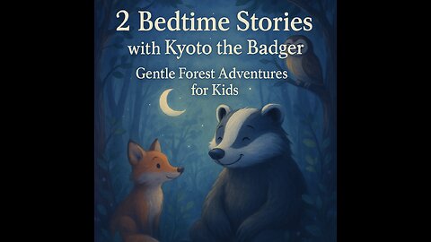 "Kyoto the Badger’s Gentle Forest Tales | 2 Bedtime Stories for Kids"