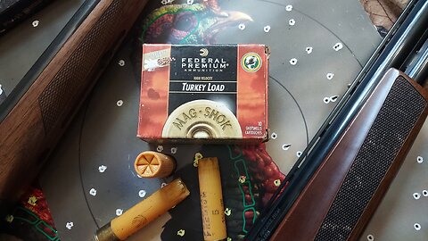Federal Premium High Velocity Turkey Loads, 20 ga. in 3" shells loaded with No. 5s.