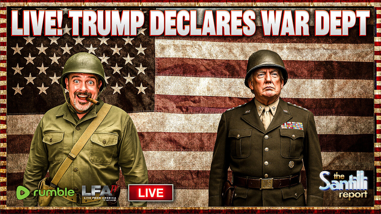LIVE: President Trump EO Signing Formally Re-Establishing Department of WAR [EP4707]