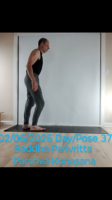 Baddha Parivritta Parshva Konasana