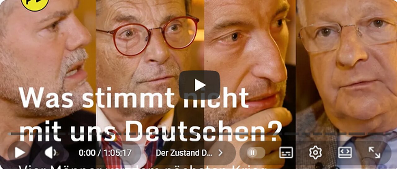 Was stimmt nicht mit uns Deutschen? Vier Männer vor dem nächsten Krieg 23.10.2025 Paul Brandenburg