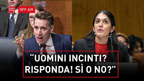 °👿UOMINI INCINTA👿° - “NEGLI USA, DOPO LA SCONFITTA INFLITTA A BIG PHARMA DA ROBERT KENNEDY JR., 🛑IL SENATO PRENDE DI PETTO LE ALTRE FORME DI °PSEUDO-SCIENZA°... L'ESPERTA DI PARTE NON RISPONDE, BALBETTA E VA IN TILT...”🤡