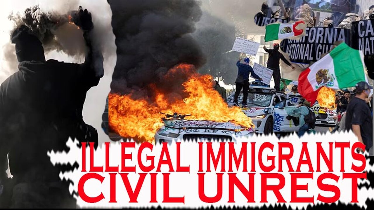Los Angeles Riots Over ILLEGAL Immigrants, Unlawful Protest, Monday News