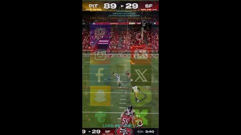 Pick Score PIT 95 vs SF 29 #AllMadden #Madden25 #NFLmadden #madden
