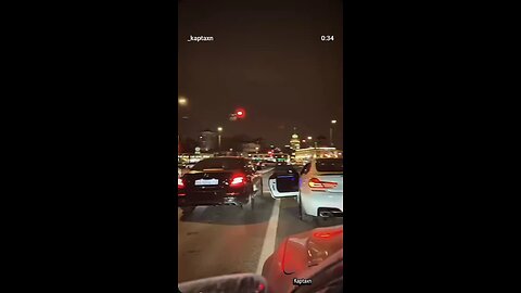 night party on road