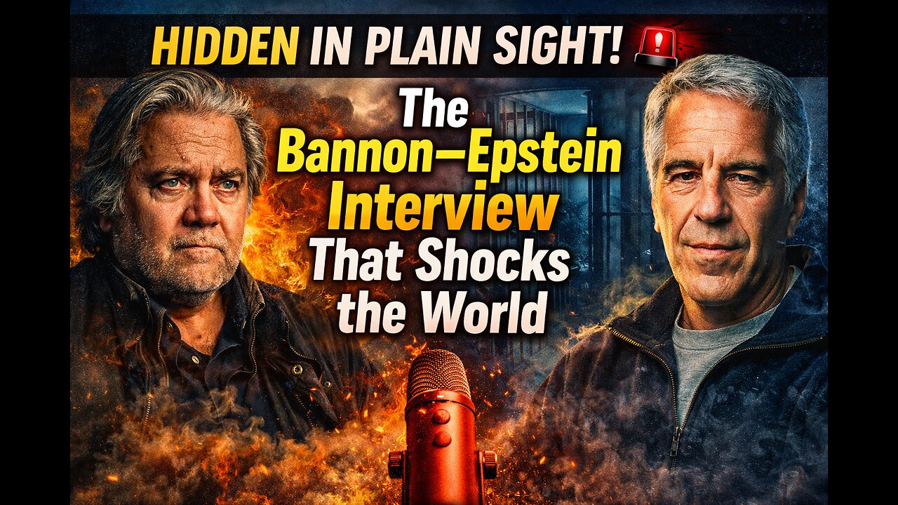 UNBELIEVABLE! Bannon x Epstein – The Interview That Explains EVERYTHING