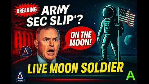 Army Secretary Claims “We’ve Got a Soldier on the Moon!” – WTF Did Dan Driscoll Just Reveal?