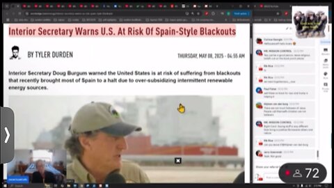 Interior Secretary Warns US Is At Risk Of Spain Style Blackouts! Govt Predictive Programming! Carol, NeverLoseTruth