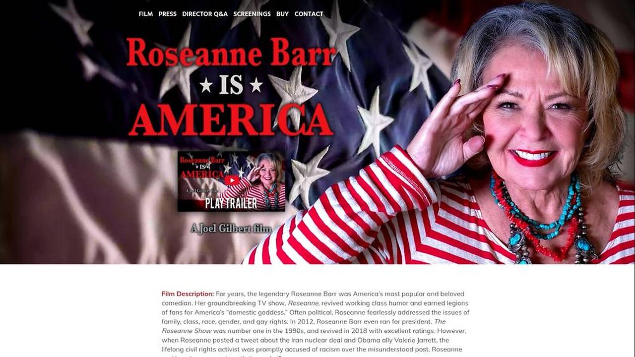 NEW TRAILER Roseanne Barr Is America