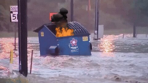Dumpster fire show.