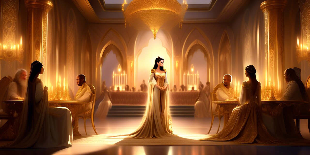 Das Buch Esther, Bibel Nach der Übersetzung Martin Luthers Illustriert mit AI (V3)