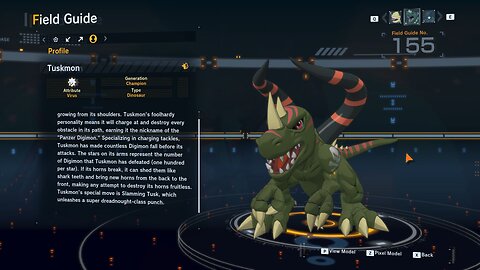 tuskmon all digivolution/de-digivolution/profile Digimon Story Time Stranger