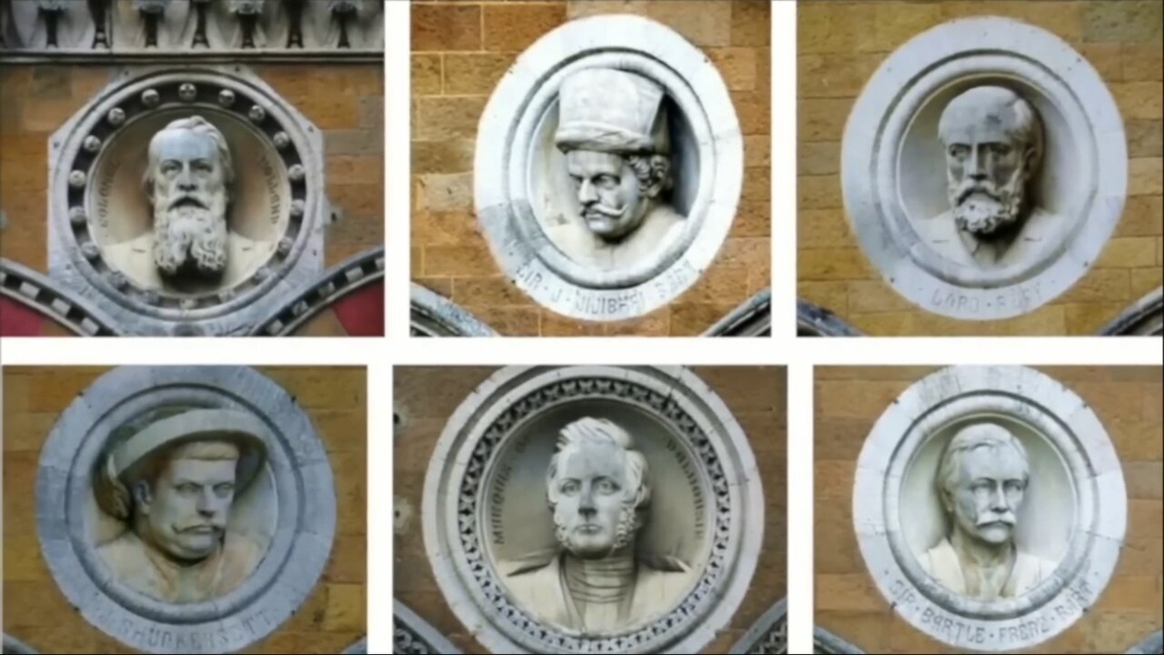 White Men Carved into Palace in Old India
