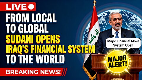 From Local to Global 🌐 Sudani Opens Iraq’s Financial System to the World 💥 Iraqi dinar News 2026