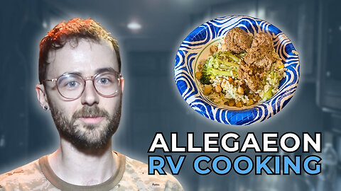 Allegaeon Cooks Vegetarian Stir Fry on the RV - COOKING AT 65MPH Ep. 54
