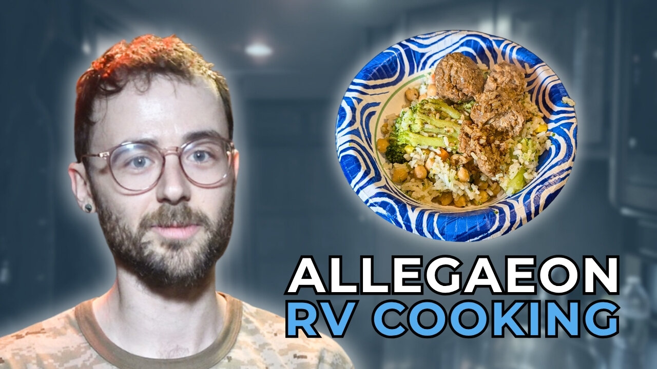 Allegaeon Cooks Vegetarian Stir Fry on the RV - COOKING AT 65MPH Ep. 54