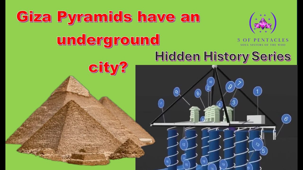 YOU'RE NOT READY What's Under The Giza Egypt Pyramids Hidden History