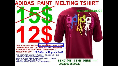 Adidas paint melting design 12$ with including delivery USA UK EUROPE at your home