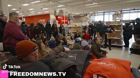 Anti-ICE Protesters Stage Sit-In Occupation at Target Store in St. Paul, MN – January 19, 2026