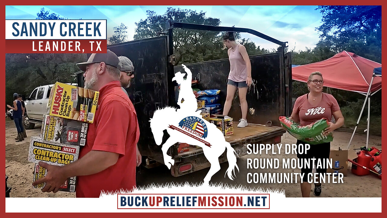 Round Mountain Community Center Supply Drop - Leander, TX (Sandy Creek)