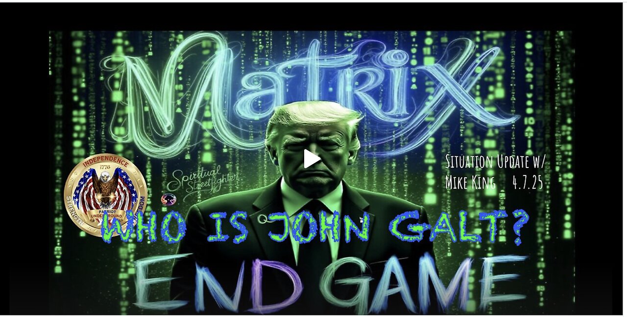 PATRIOT UNDERGROUND W/ WEEKLY COMMS AND Q DROP DECODE. WHO IS JOHN GALT?