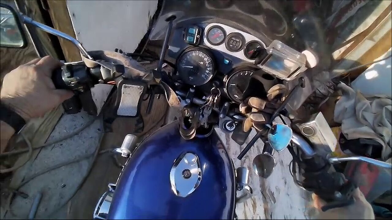 Bringing in the bike