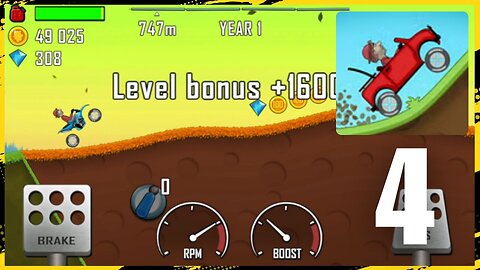 Hill Climbing Racing Gameplay Walkthrough | Part 4 (Android,iOS,Emulator)