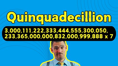 Multiply a Quinquadecillion by a 1-Digit Number | 3rd Grade Math?