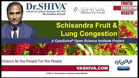 Dr.SHIVA™: Schisandra on Lung Health @CytoSolve® Systems Analysis(3/22)