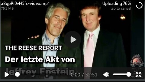 Der letzte Akt von JEFFREY EPSTEIN (The Reese Report englisch) o9.o7.2025