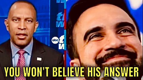 TEMU OBAMA (aka Hakeem Jeffries) gives the WORST EXCUSE for NOT endorsing Zohran Mamdani