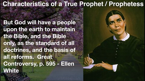 Characteristics of a True Prophet