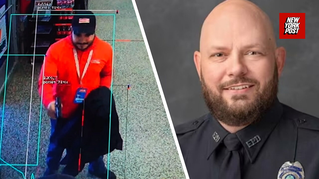 Gas station clerk shot off-duty cop 24 times