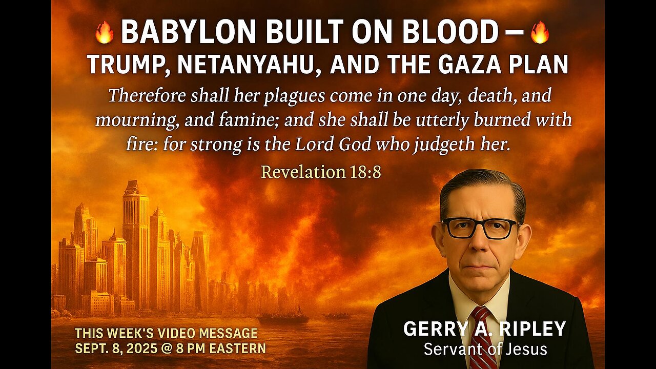 🔥 BABYLON BUILT ON BLOOD — TRUMP, NETANYAHU, AND THE GAZA PLAN 🔥
