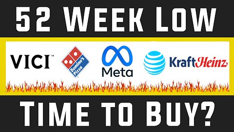 5 Dividend Stocks at a 52 Week Low!