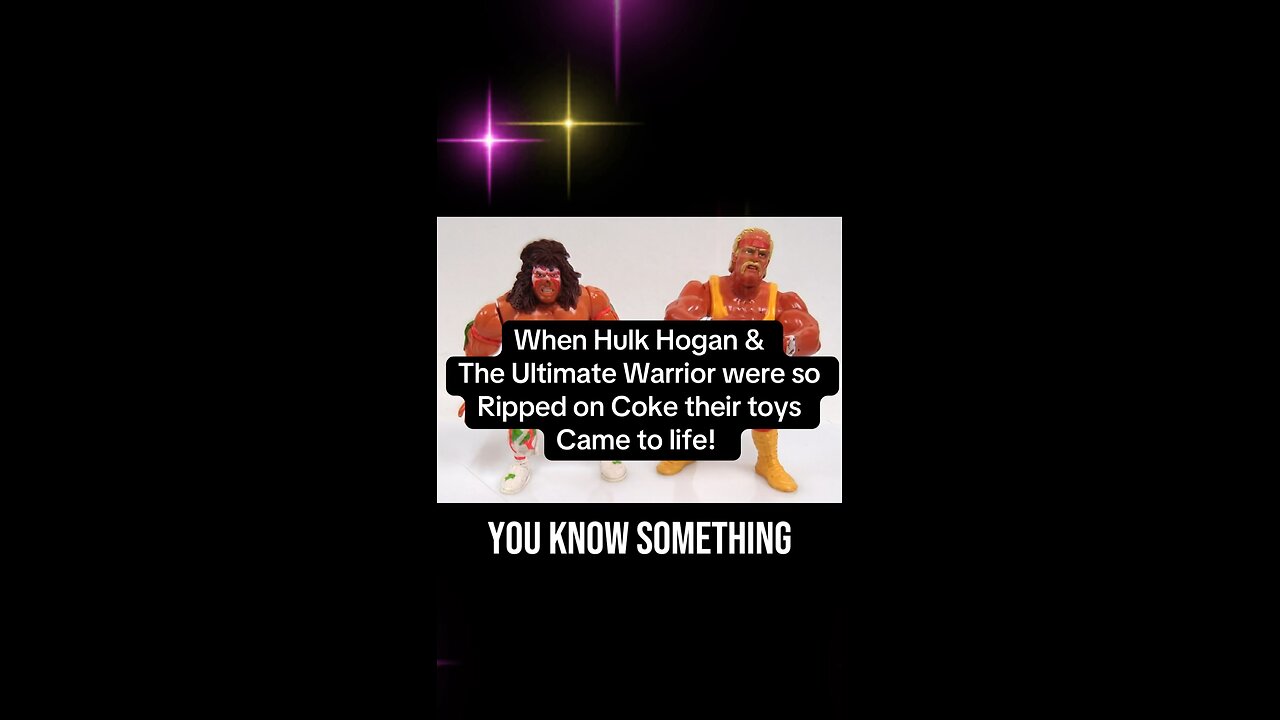 That time when The Ultimate Warrior and Hulk Hogan were so ripped their toys came to life!